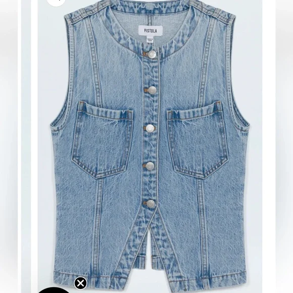 Pistola Gia Vest in Gaze - Picture 6 of 6